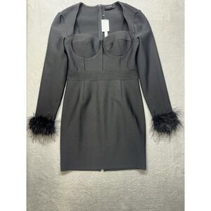 Caara Cocktail Black Dress Sz Large